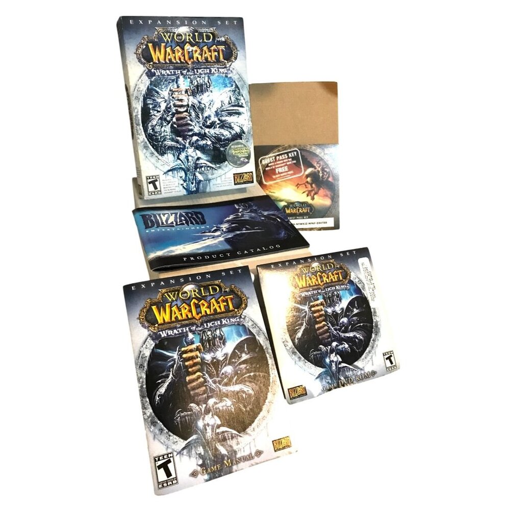 World Of Warcraft Wrath Of The Lich King Expansion Set Game DVD-ROM